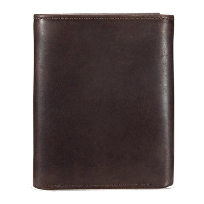 Brown leather wallet from Carhartt Oil Trifold Wallet ideal for country clothing outdoor adventures