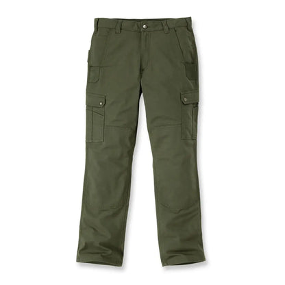 Carhartt relaxed ripstop cargo pants in olive green with pockets