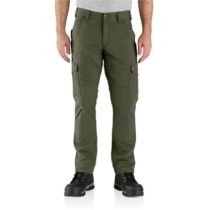 Carhartt relaxed ripstop cargo pants in olive green with pockets