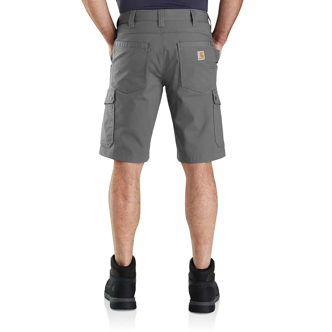 Gray cargo shorts from Carhartt Rugged Relaxed Fit Ripstop country clothing style
