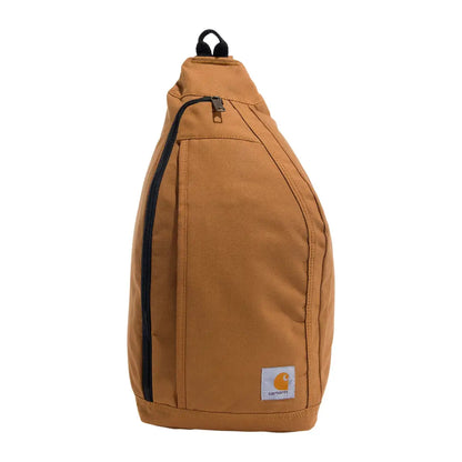 Tan Carhartt satchel crossbody bag for outdoors and hunting
