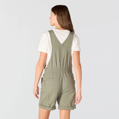 Carhartt womens Force Ripstop Shortall in olive green utility style for hunting outdoors