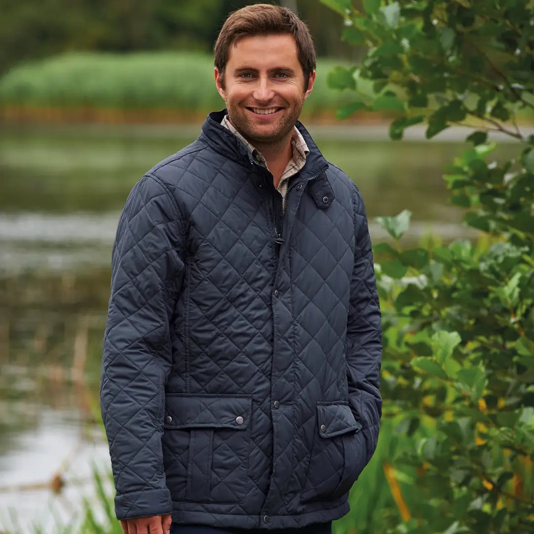Mens quilted hunting jacket discount