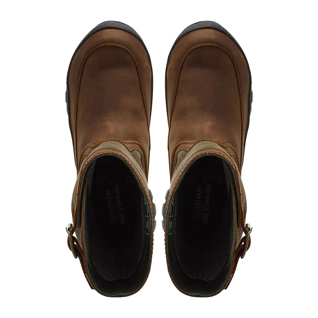Chatham Windsor Ladies Waterproof Mid Calf Boots with adjustable buckles