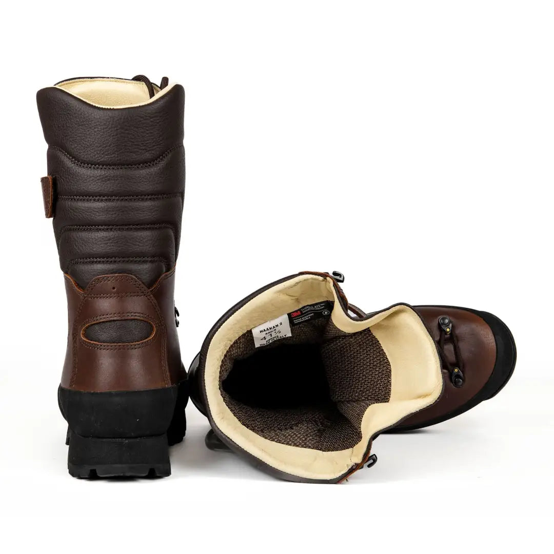 Pair of Dedito Haakan waterproof boots for outdoor country clothing and hunting adventures
