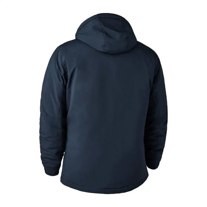 Back view of the Navy Blue Deerhunter Denver Winter Jacket showcasing its stylish design