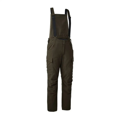 Olive green Bib Overalls for Deerhunter Heat Game Trousers for outdoor adventures