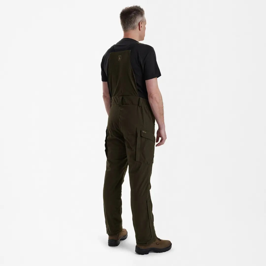 Olive green Deerhunter Heat Game Trousers perfect for outdoor game wear