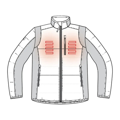 Heated Deerhunter Heat Padded Jacket with warming elements in the chest area