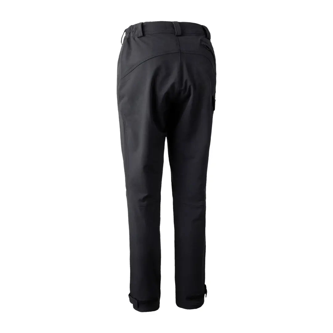 Black Deerhunter Lady Ann trousers with belt loops and a stylish tapered leg design