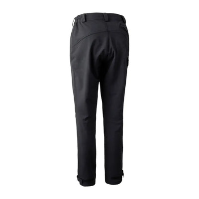 Black Deerhunter Lady Ann trousers with belt loops and a stylish tapered leg design