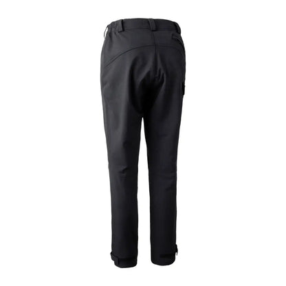 Black Deerhunter Lady Ann trousers with belt loops and a stylish tapered leg design