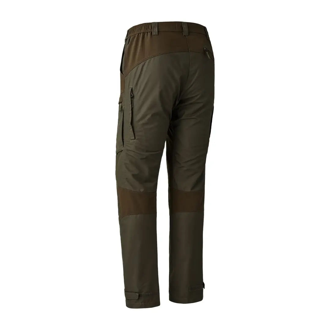 Dark green Deerhunter Lady Ann trousers with cargo pockets and reinforced knees