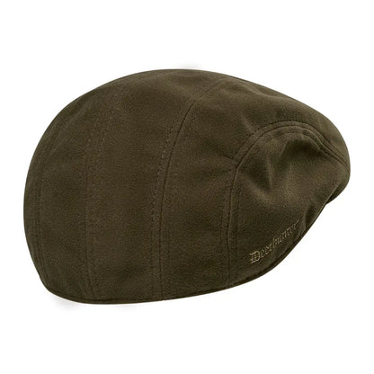 Olive green flat cap from Deerhunter, perfect for country clothing and hunting adventures