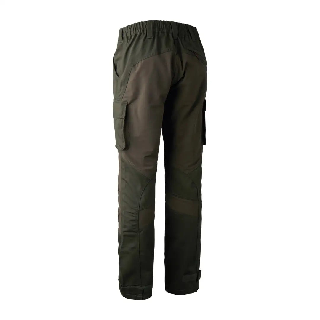Dark green Rogaland Stretch Trousers with side pockets and elastic waistband