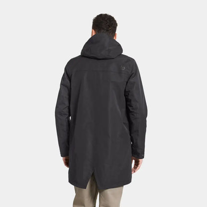 Back view of Didriksons Andreas Parka, perfect for Nordic weather and country clothing