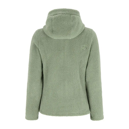 Green fitted fleece jacket, Didriksons Anniken 2 Womens Full Zip Fleece, perfect for layering