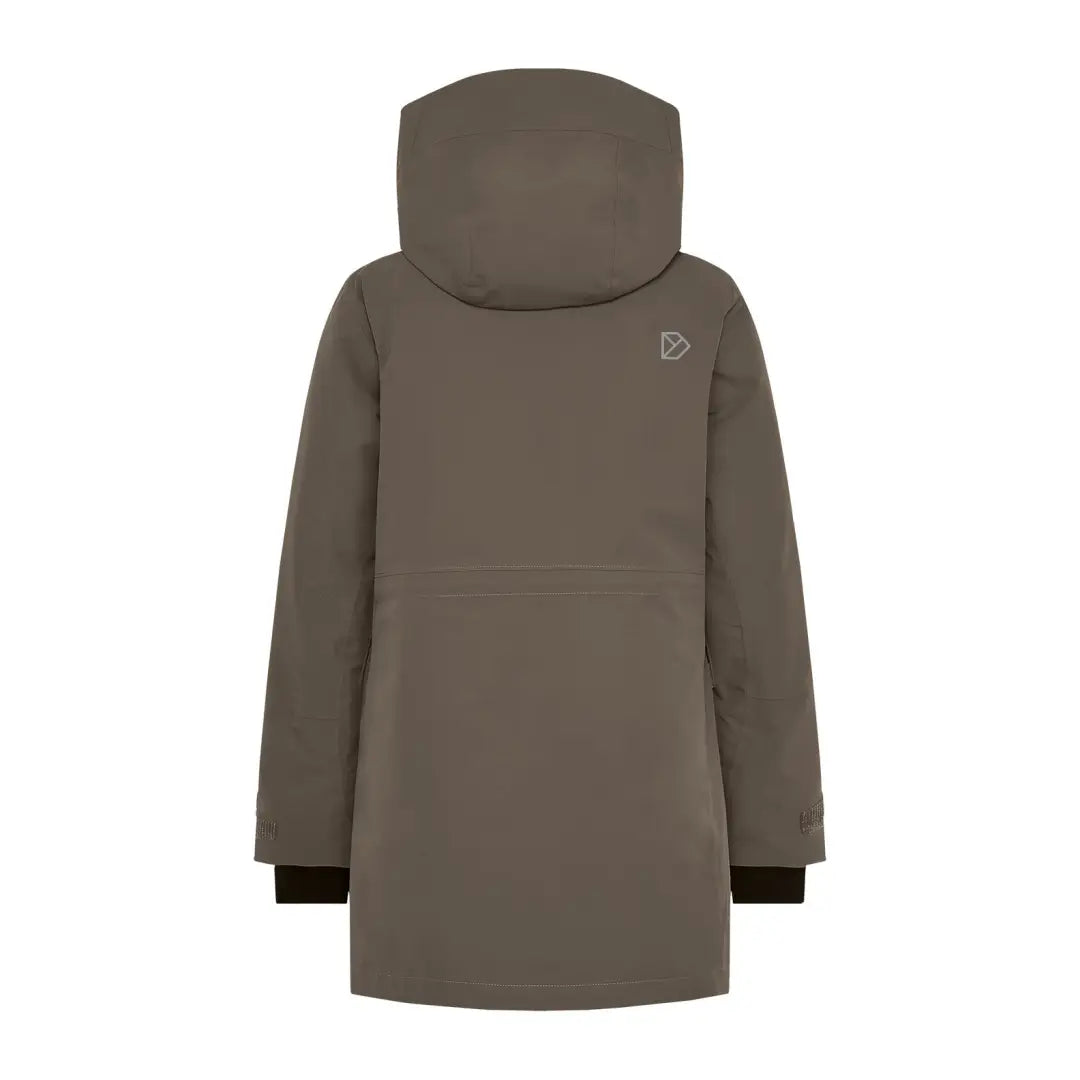 Didriksons Harriet womens parka in dark olive green, perfect for country hunting trips