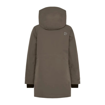 Didriksons Harriet womens parka in dark olive green, perfect for country hunting trips