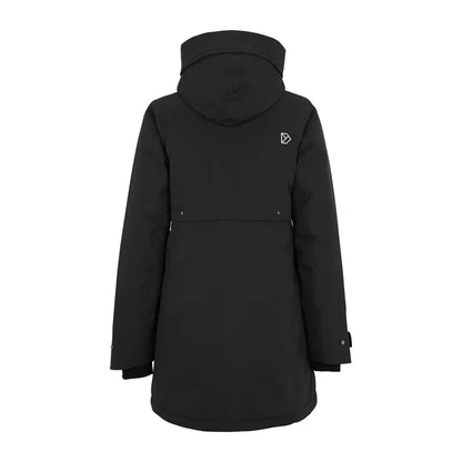 Black Didriksons Helle Womens Parka perfect for country clothing and outdoor hunting trips