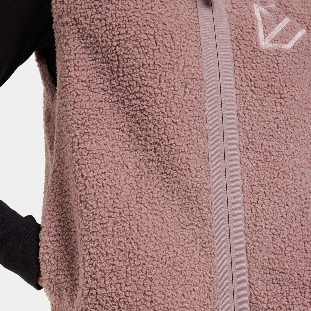 Mauve sherpa fleece vest from Didriksons, perfect for country clothing and hunting