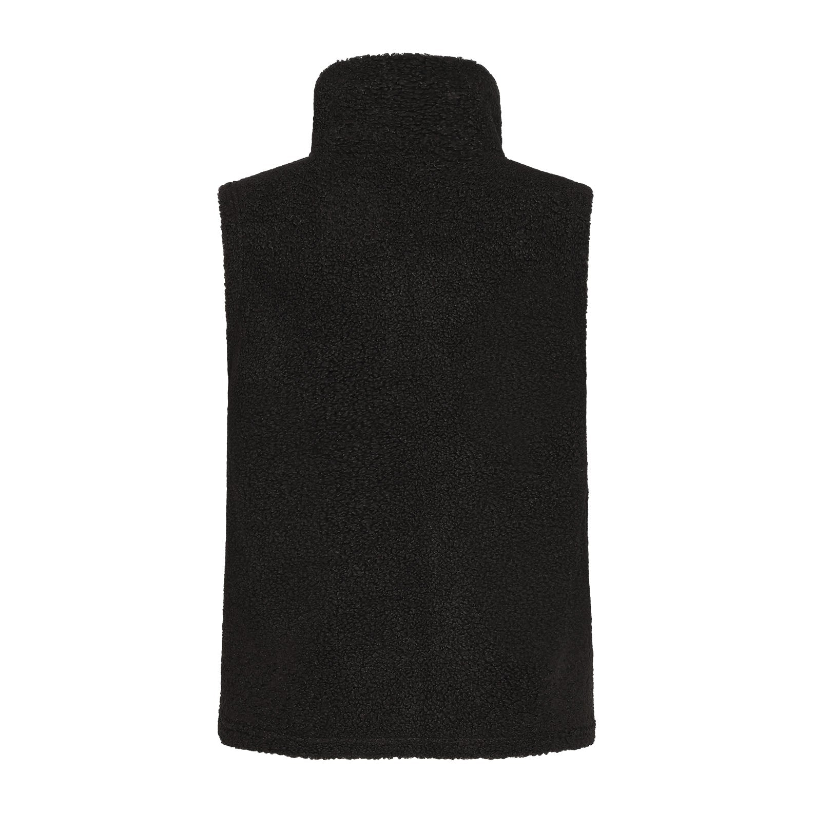 Black fleece vest from Didriksons Kiana, perfect for country clothing and outdoor adventures