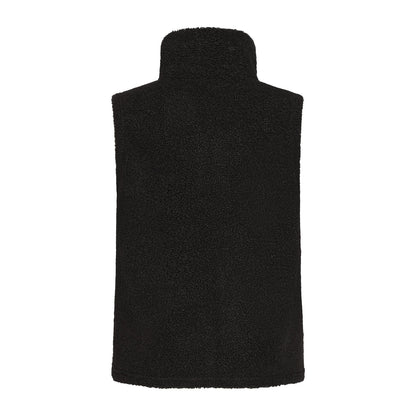 Black fleece vest from Didriksons Kiana, perfect for country clothing and outdoor adventures