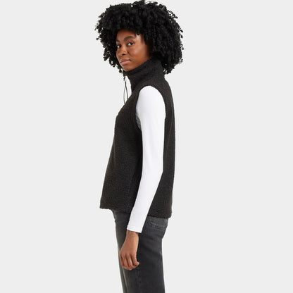 Stylish Black fleece vest from Didriksons for outdoors and country clothing lovers