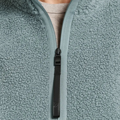 Light blue Didriksons Mella 3 fleece jacket for outdoor country clothing and hunting