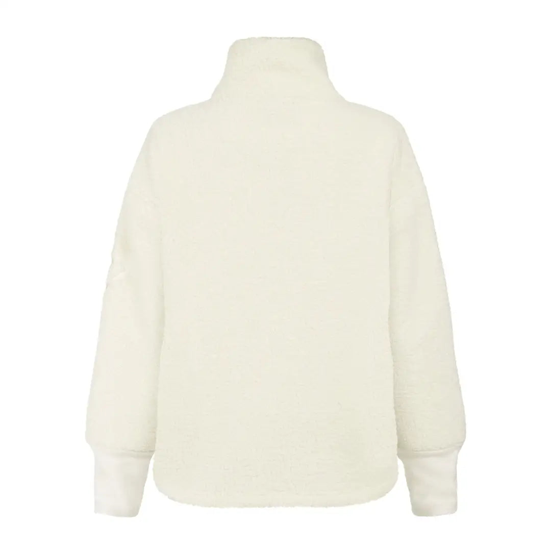 Off-white Didriksons Mella 3 fleece sweatshirt perfect for chilly autumn winds and winter snow