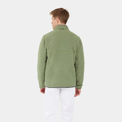 Men’s green fleece jacket for country clothing and outdoor hunting adventures