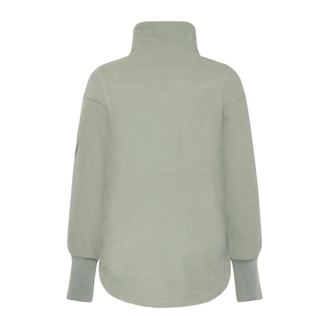 Light green Didriksons Ronja womens fleece top perfect for country clothing and outdoors
