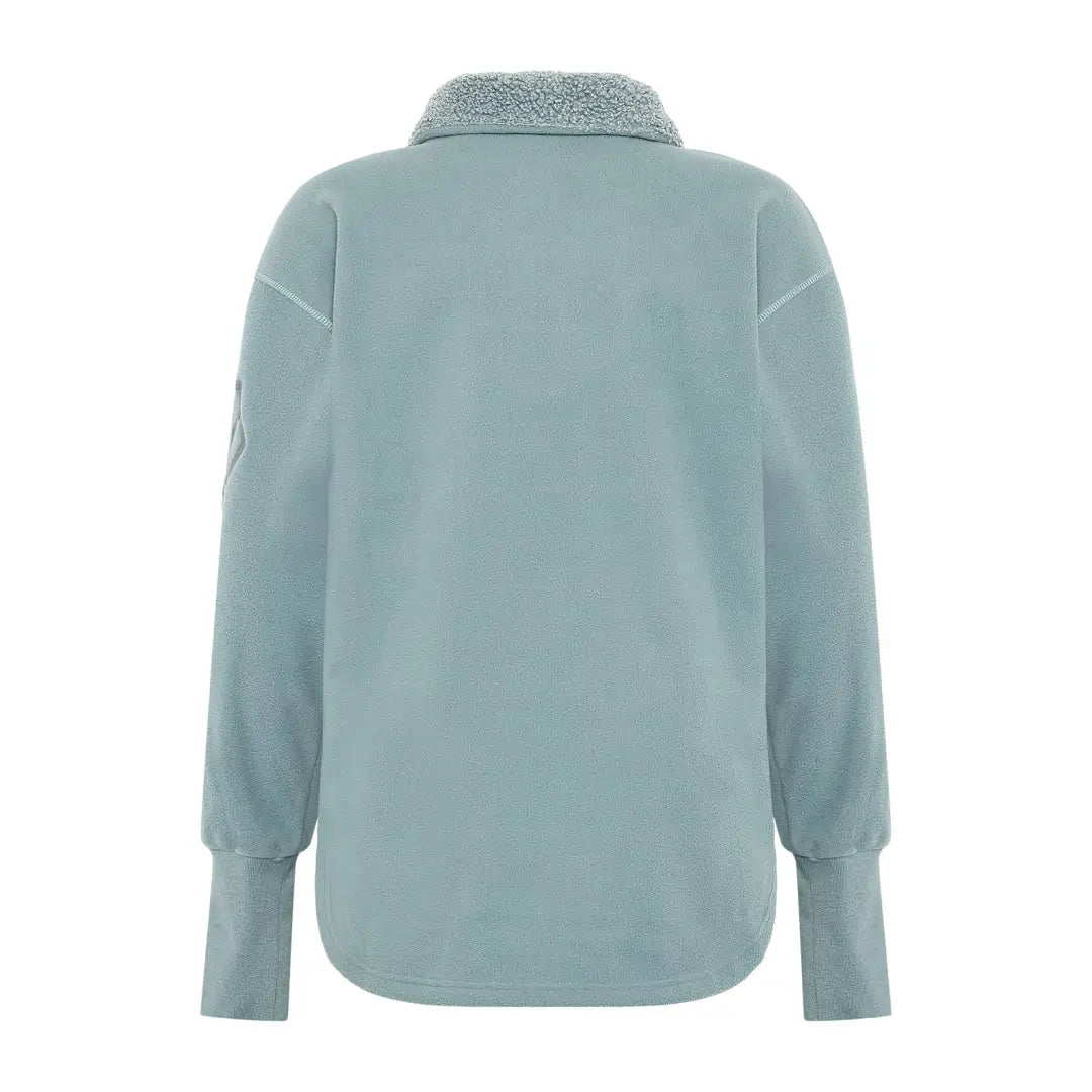 Light blue Didriksons Ronja fleece sweatshirt perfect for country clothing and outdoors