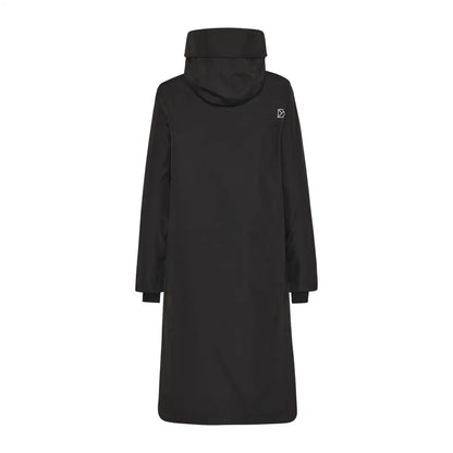 Black waterproof Didriksons Selina Womens Parka for country clothing and outdoor adventures