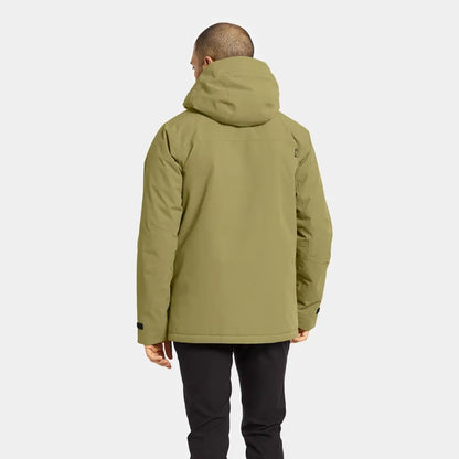 Men’s olive green Didriksons Stefan Jacket, perfect everyday winter outerwear