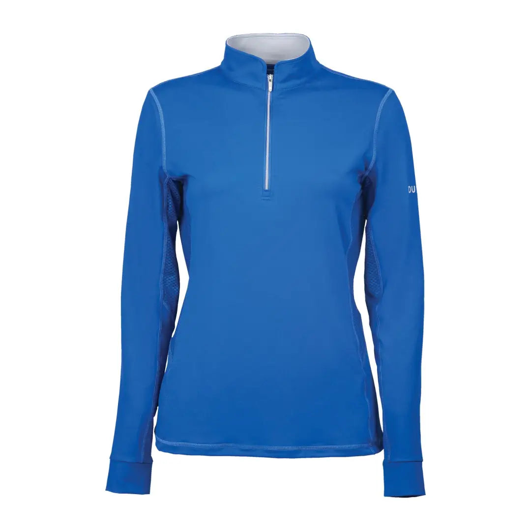 Blue Dublin Kylee Long Sleeve athletic quarter-zip pullover for active style