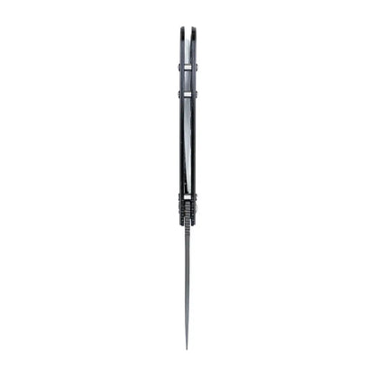 Sleek black and silver Enlan EW046 stainless steel pen for country clothing
