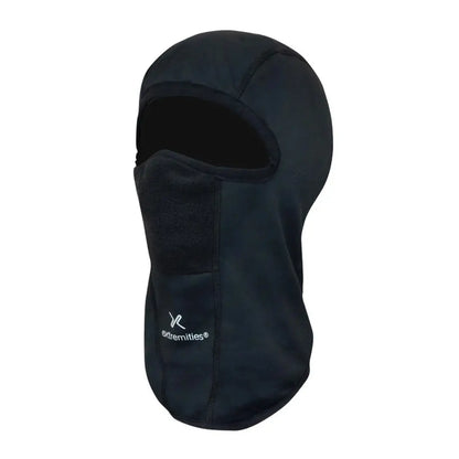 Black balaclava face mask from Extremities Guide Balaclava soft shell balaclava for cold weather