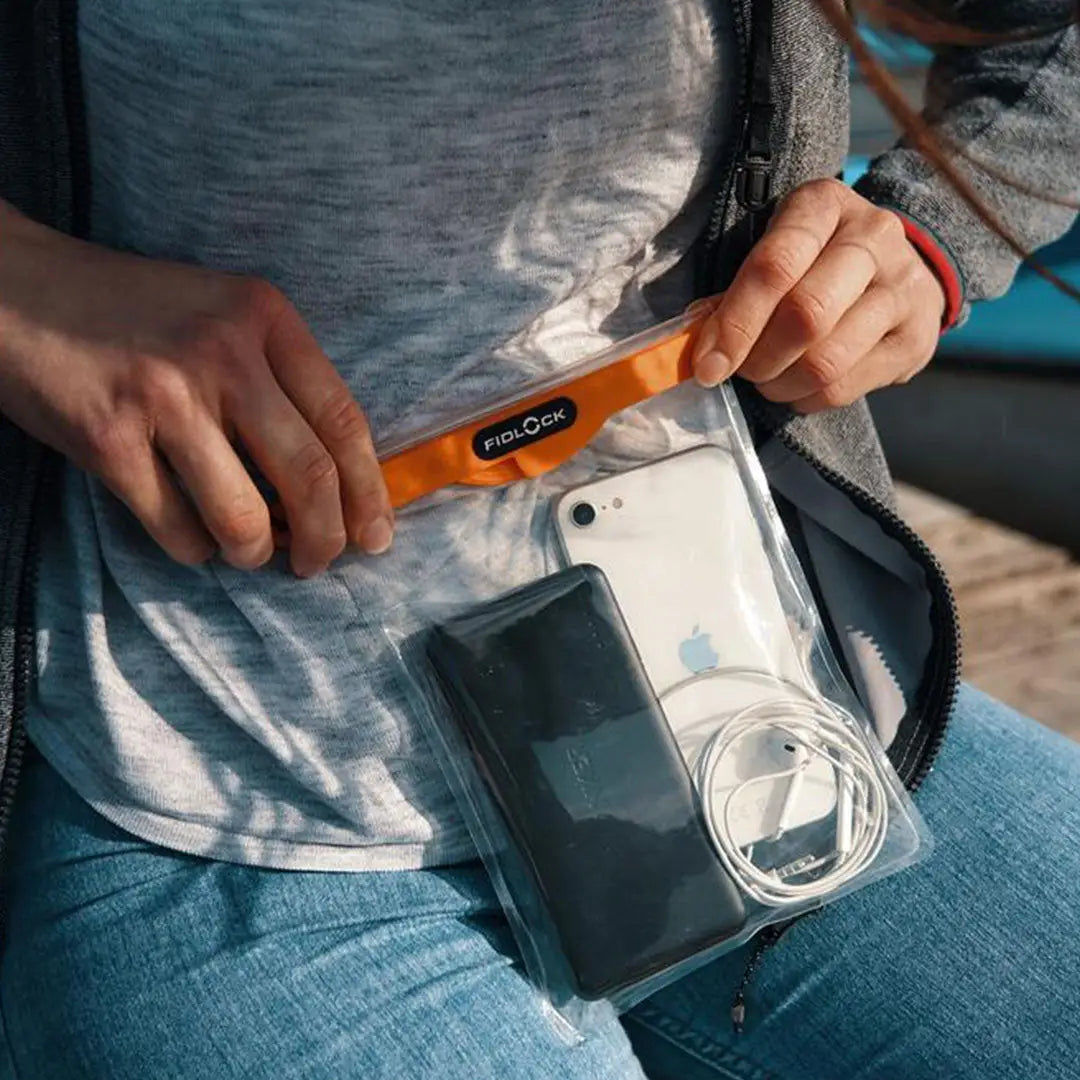 Fidlock Maxi Dry Bag waterproof phone pouch perfect for adventures and water activities