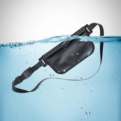 Waterproof black waist bag from Fidlock, perfect for your adventures with this sling bag