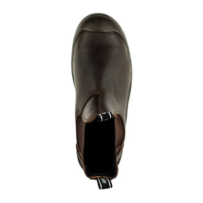 Brown leather Chelsea boot from Grisport Chukka Safety Boot, perfect for country clothing