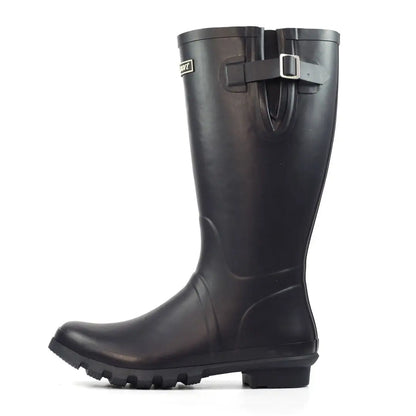 Black rubber riding boot from Grisport Petersfield II for country clothing and outdoors