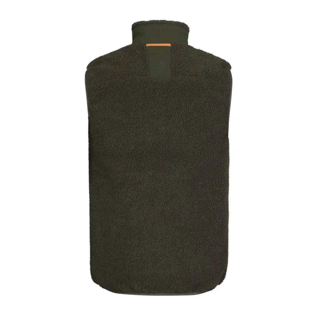 Olive green Härkila Fjell Polar Waistcoat fleece vest for outdoor adventures