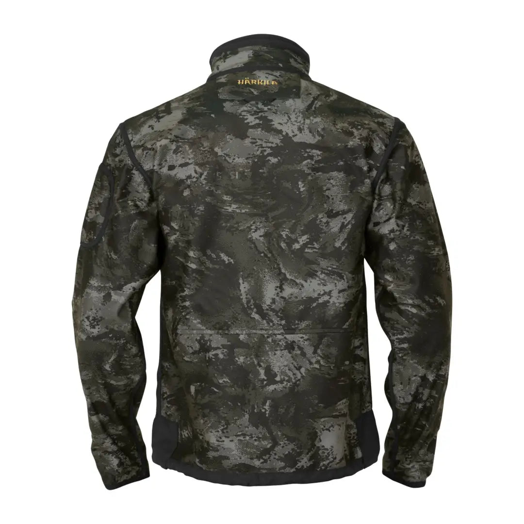 Camouflage pattern jacket from Härkila Kamko NOCTYX WSP Reversible Fleece collection
