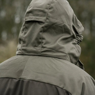 Olive green Ridgegate Active Hybrid hooded jacket for outdoor adventures