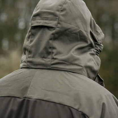 Olive green Ridgegate Active Hybrid hooded jacket for outdoor adventures