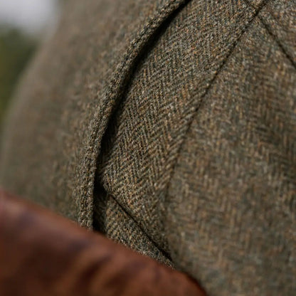 Olive green herringbone fabric on Harkila Kenmore GTX Jacket, a stylish GTX jacket