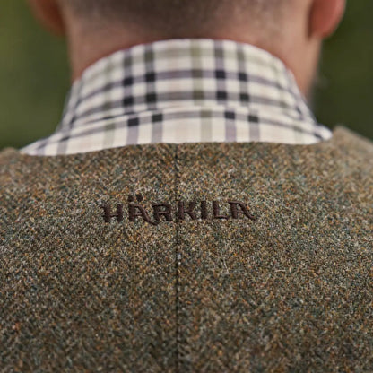 Herringbone tweed vest from Harkila Kenmore Shooting Waistcoat collection
