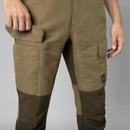 Olive green cargo pants from Härkila Scandinavian Trousers collection