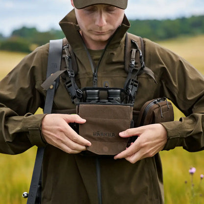 Binocular chest pack from Harkila Utility Pouch, perfect for country clothing and hunting